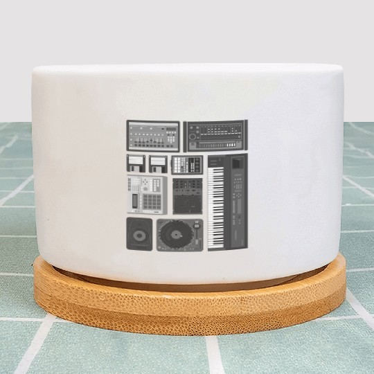 Old School Hip Hop Rap Music Beat Maker Plant Pots