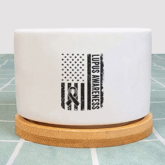 Lupus We Wear Purple for Lupus Awareness Plant Pots