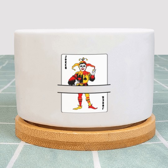 Playing card Joker banner Plant Pots