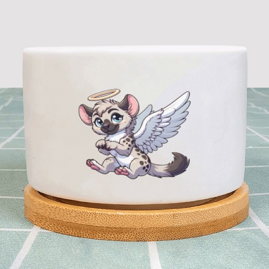 Hyena angel wings halo Plant Pots