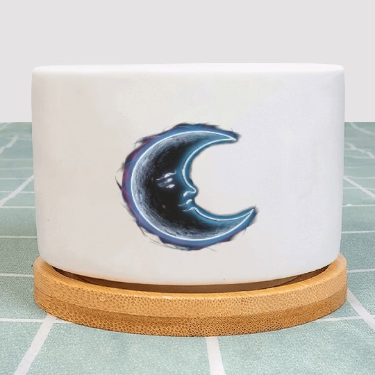 Neon moon Plant Pots