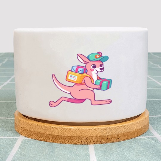 Speedy Delivery: Kangaroo Courier Plant Pots