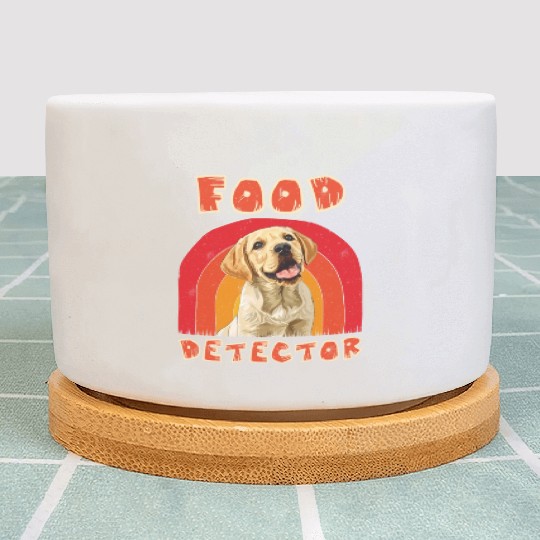 Labrador Lovers FOOD DETECTOR Funny Labrador Plant Pots