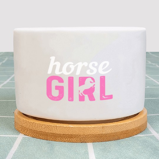 Equestrian Love Horse Racing Horse Farm Design Plant Pots