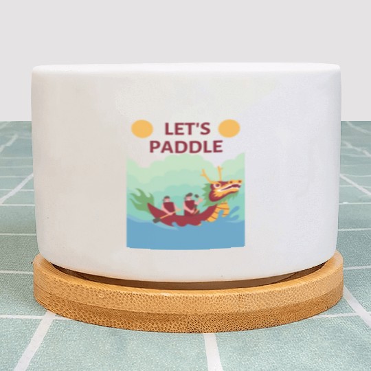 Lets paddle! Celebrate Dragon Boat Festival 2024 Plant Pots