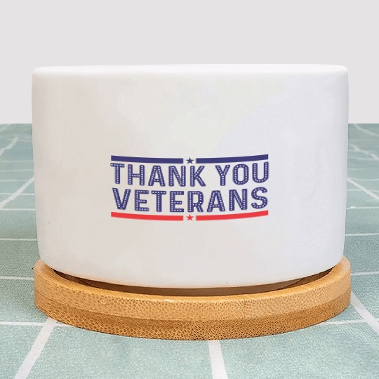 THANK YOU VETERANS Plant Pots