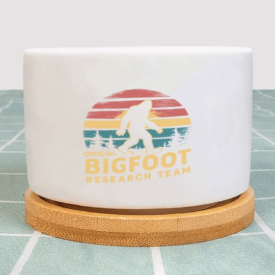 Official Bigfoot Research Team Sasquatch Yeti Plant Pots