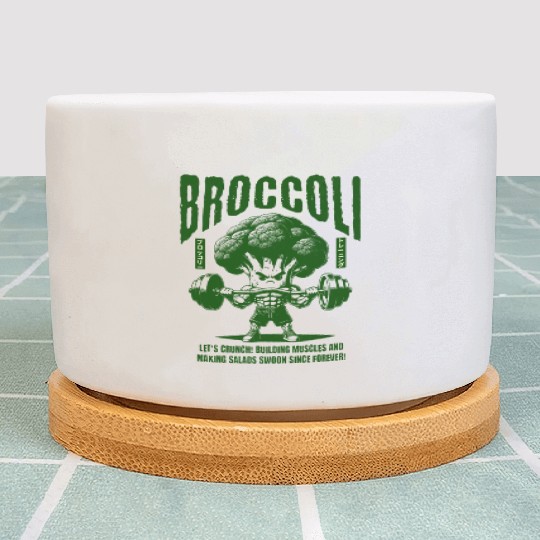 Broccoli Gym Plant Pots