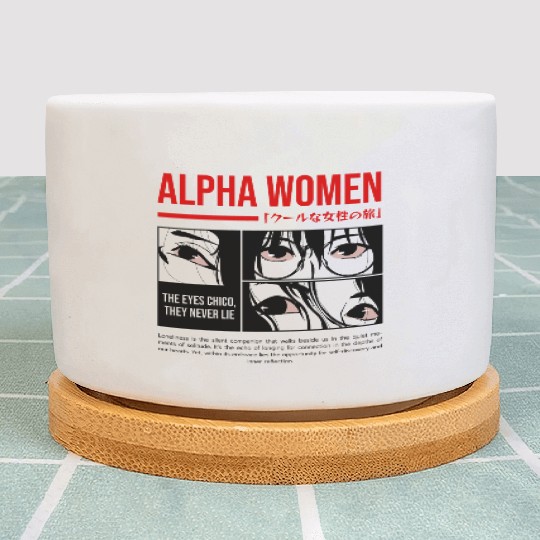 Anime eyes Streetwear Design Plant Pots