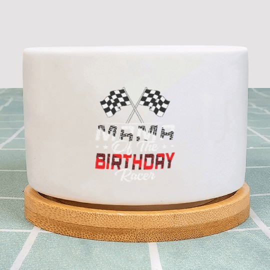 Race Car Mama Of The Birthday Racer Racing Family Plant Pots