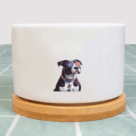 Step Aside The Party Animal Has Arrived AmStaff Plant Pots