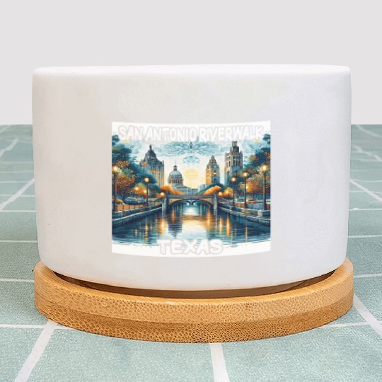 San Antonio Riverwalk Plant Pots