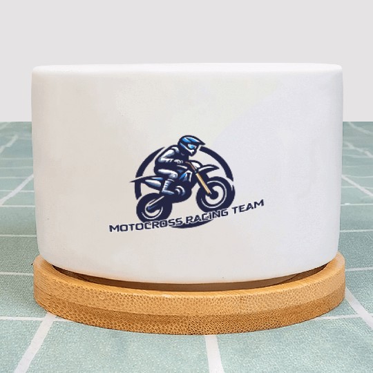 motocross racing team Plant Pots