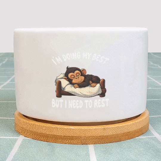 Monkey Ape Animal Pajamas Nightgown Sleeping Nappi Plant Pots