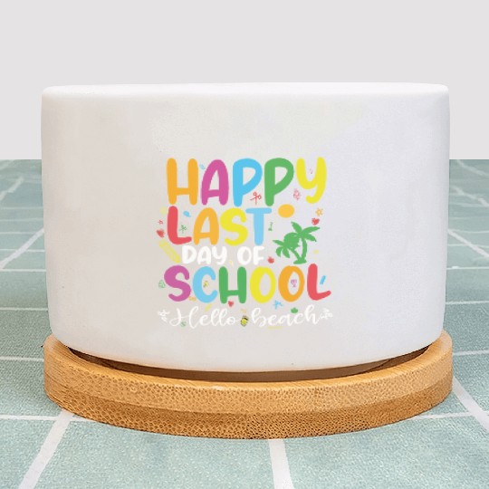 mom lif Happy last day of student's graduation Plant Pots