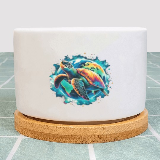 Earth Day Restore Sea Turtle Plant Pots