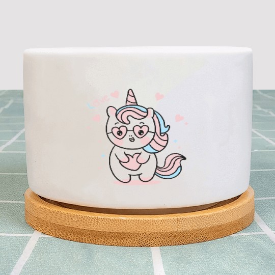 Magical Unicorn Fantasy Design Plant Pots