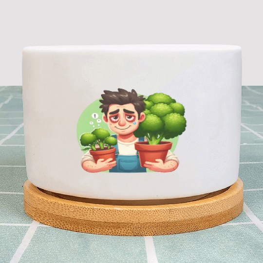 Broccoli Gardener Plant Pots