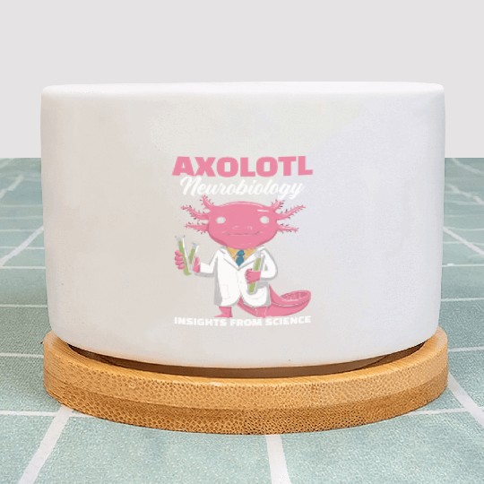 Axolotl Science Teacher Mexican Salamander Plant Pots