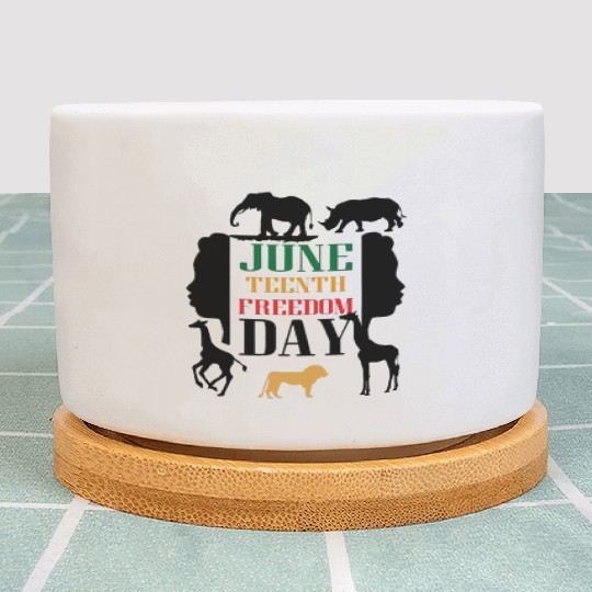 "Juneteenth Plant Pots