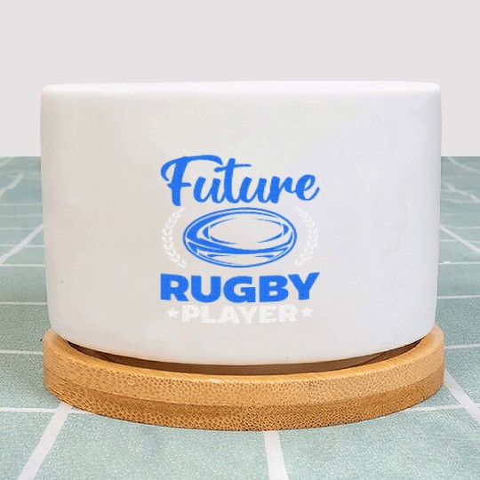 Future Rugby Player Newborn Rugby Baby Plant Pots