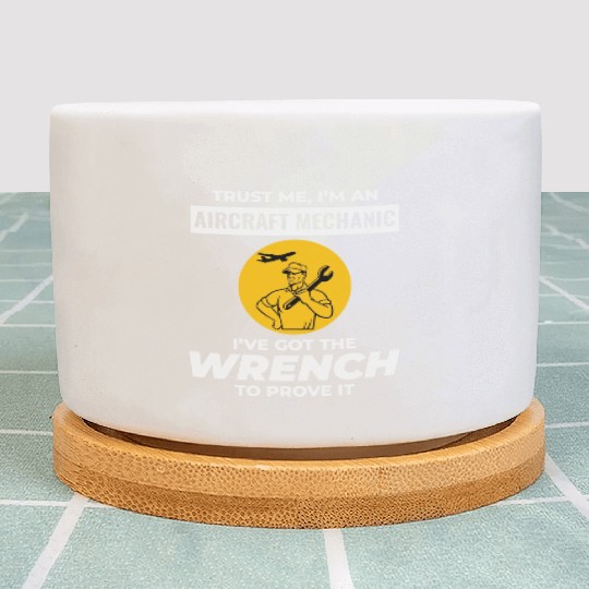 Aircraft Mechanic Aviation Maintenance Technician Plant Pots