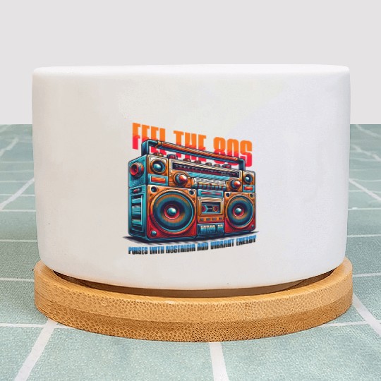 Feel The 80s for a 80s Fan Plant Pots