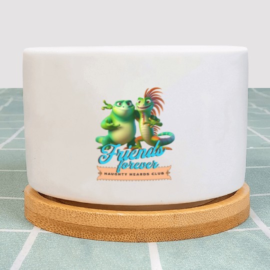 lizard friends Plant Pots