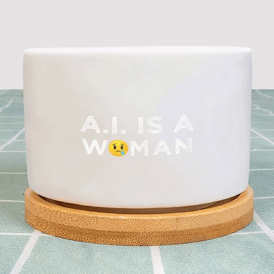 AI Woman Technology Computer Science Plant Pots