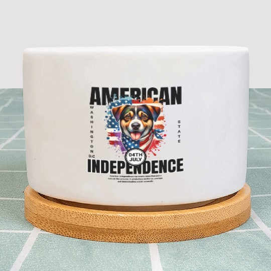 Washington D.C.'s State Dog: The Mixed Breed Plant Pots