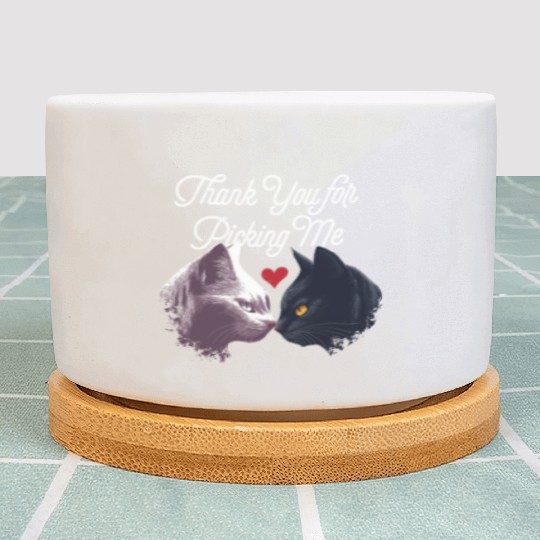 Thank You for Picking Me Funny Valentines Day Humo Plant Pots