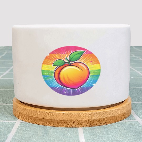 LGBTQ Peach Plant Pots