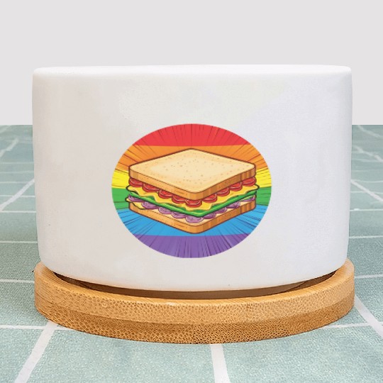LGBTQ Sandwich Plant Pots