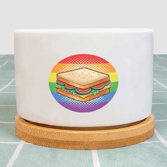 LGBTQ Sandwich Plant Pots