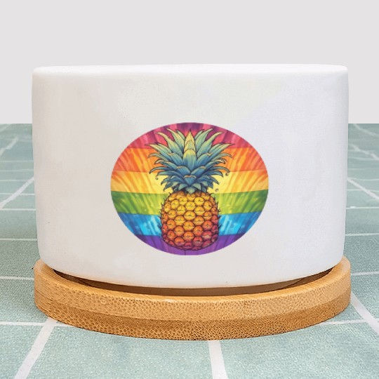 LGBTQ Pineapple Plant Pots