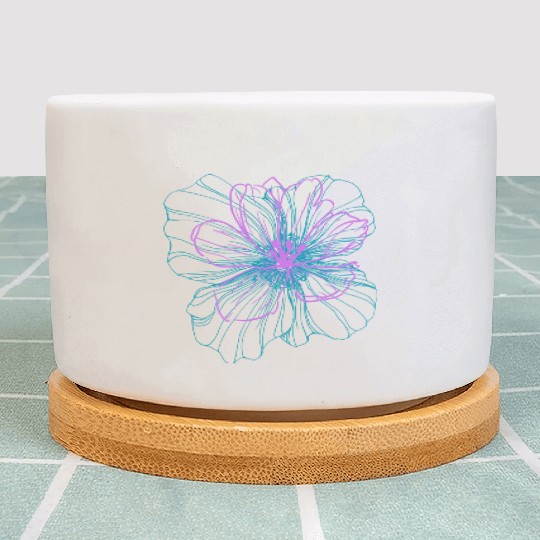 hibiscus flower Plant Pots