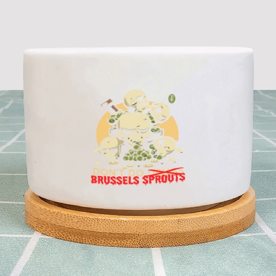 Disgusting Vegetable Skulls: No Brussels Sprouts Plant Pots