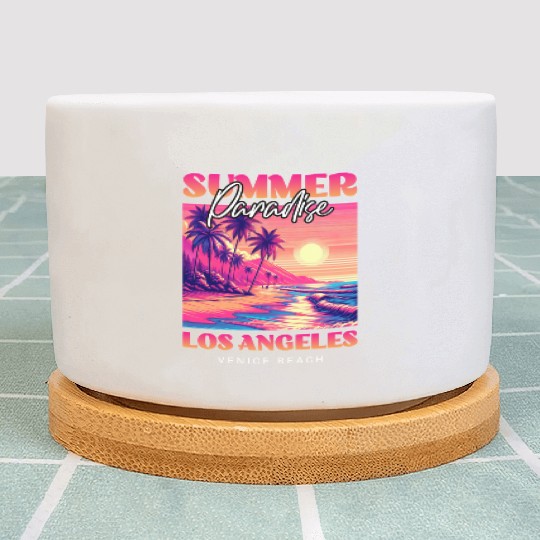 Summer Paradise Los Angeles Venice Beach Plant Pots