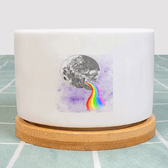 Live Love Lucifer Goth Festival Death Metal Plant Pots