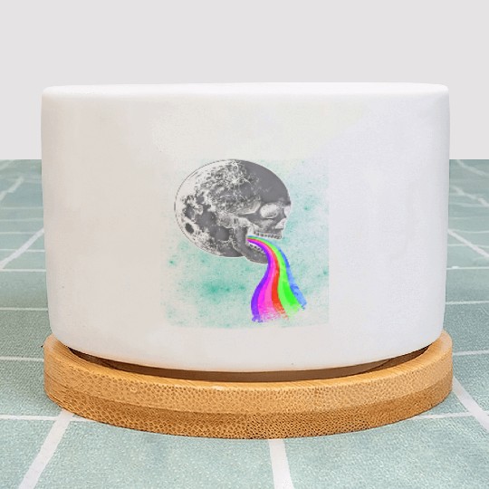 Live Love Lucifer Goth Festival Death Metal Plant Pots