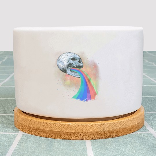 Goth Rock Satan Unicorn Festivals Death Metal Plant Pots