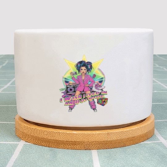 80s woman I wish I lived in an 80s movie Plant Pots