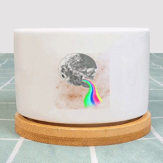 Goth Rock Satan Unicorn Festivals Death Metal Plant Pots