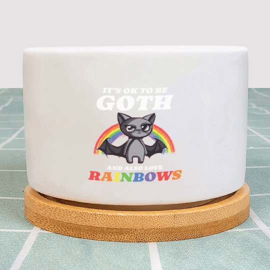 Goth Rock Satan Unicorn Festivals Death Metal Plant Pots