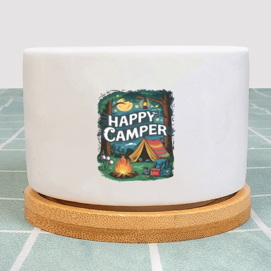 Happy Camper Delight Plant Pots