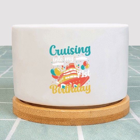 Cruising Into My 71st Birthday Cruise Vacation Plant Pots