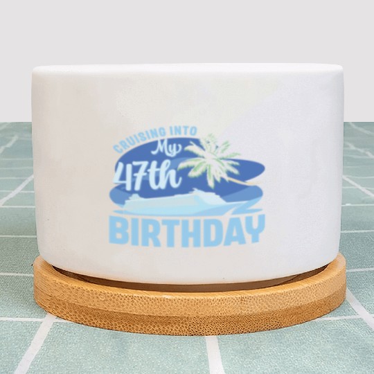 Cruise Boat Trip Vacation Cruising Into My 47th Plant Pots