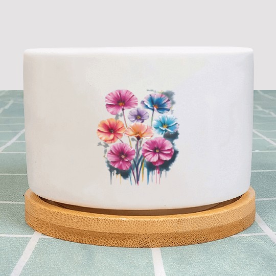 Plant Pots Floral Doux et Léger – Confort et Style