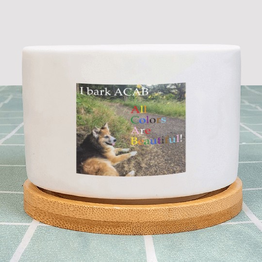 I bark ACAB Plant Pots