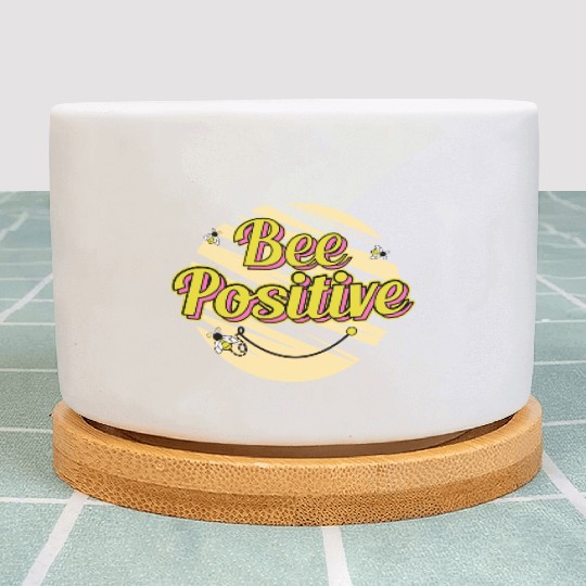 bee positive Plant Pots